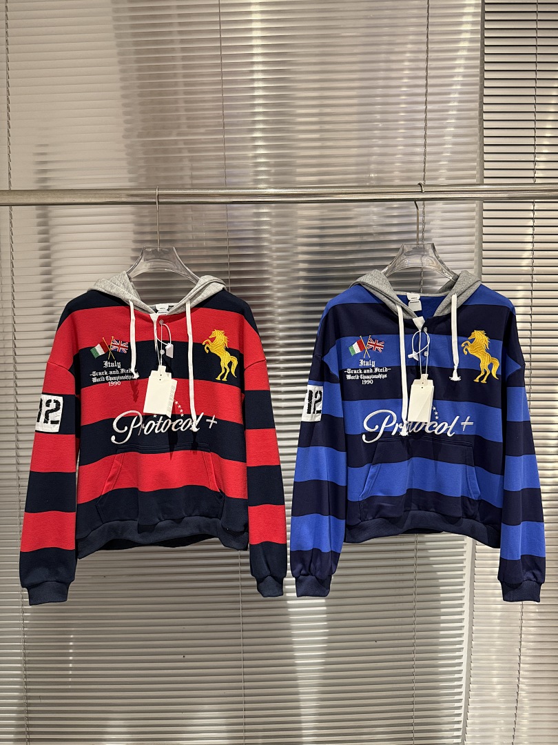 Streetwear Brand Vintage - Moletom com Capuz Vintage Listrado de