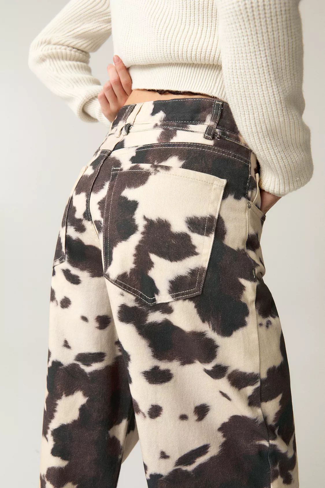 Nova marca primavera outono fe - Streetwear Brand Denim avaliação e preço